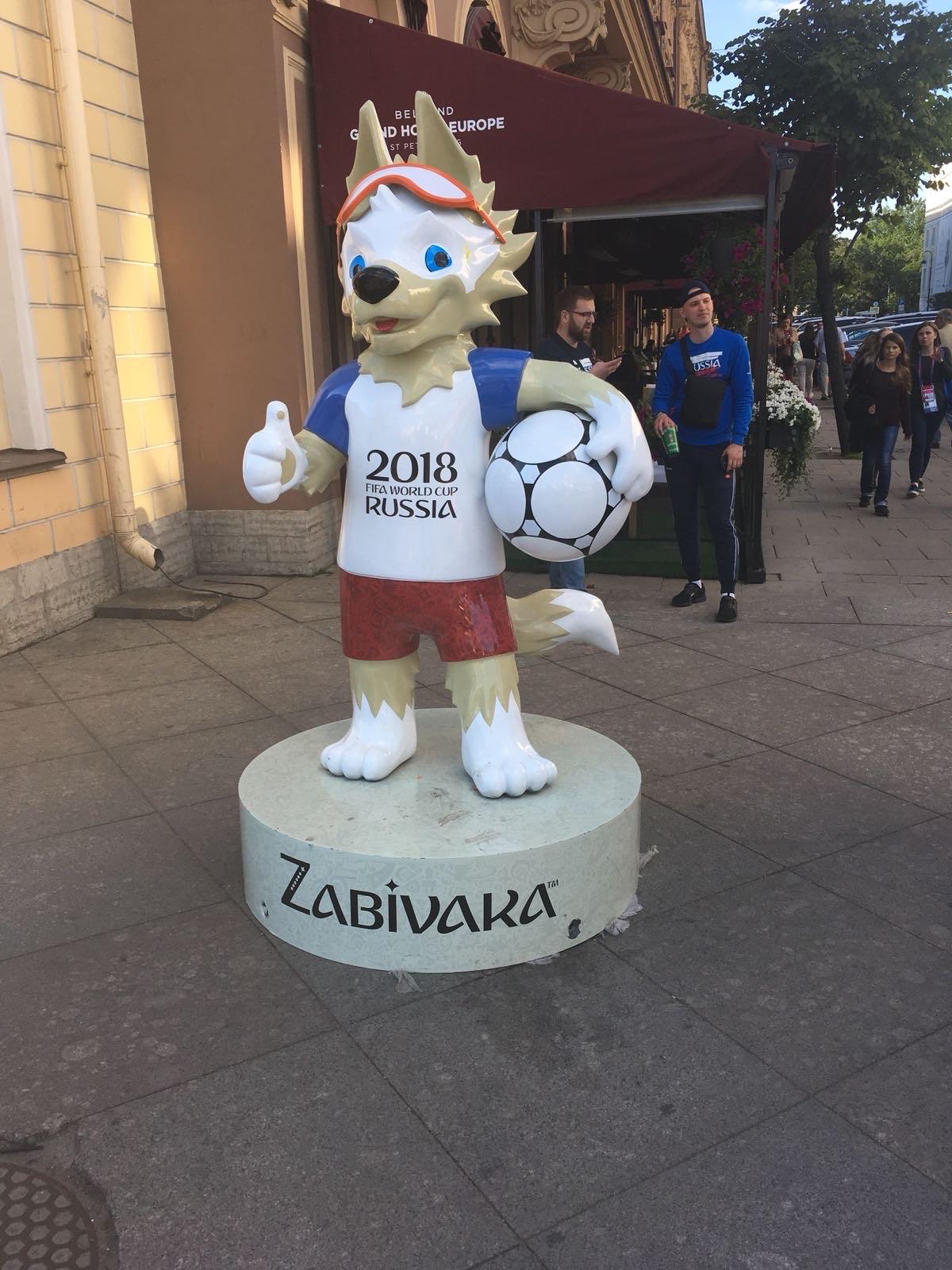 Mascota Zabivaka Rusia 2018